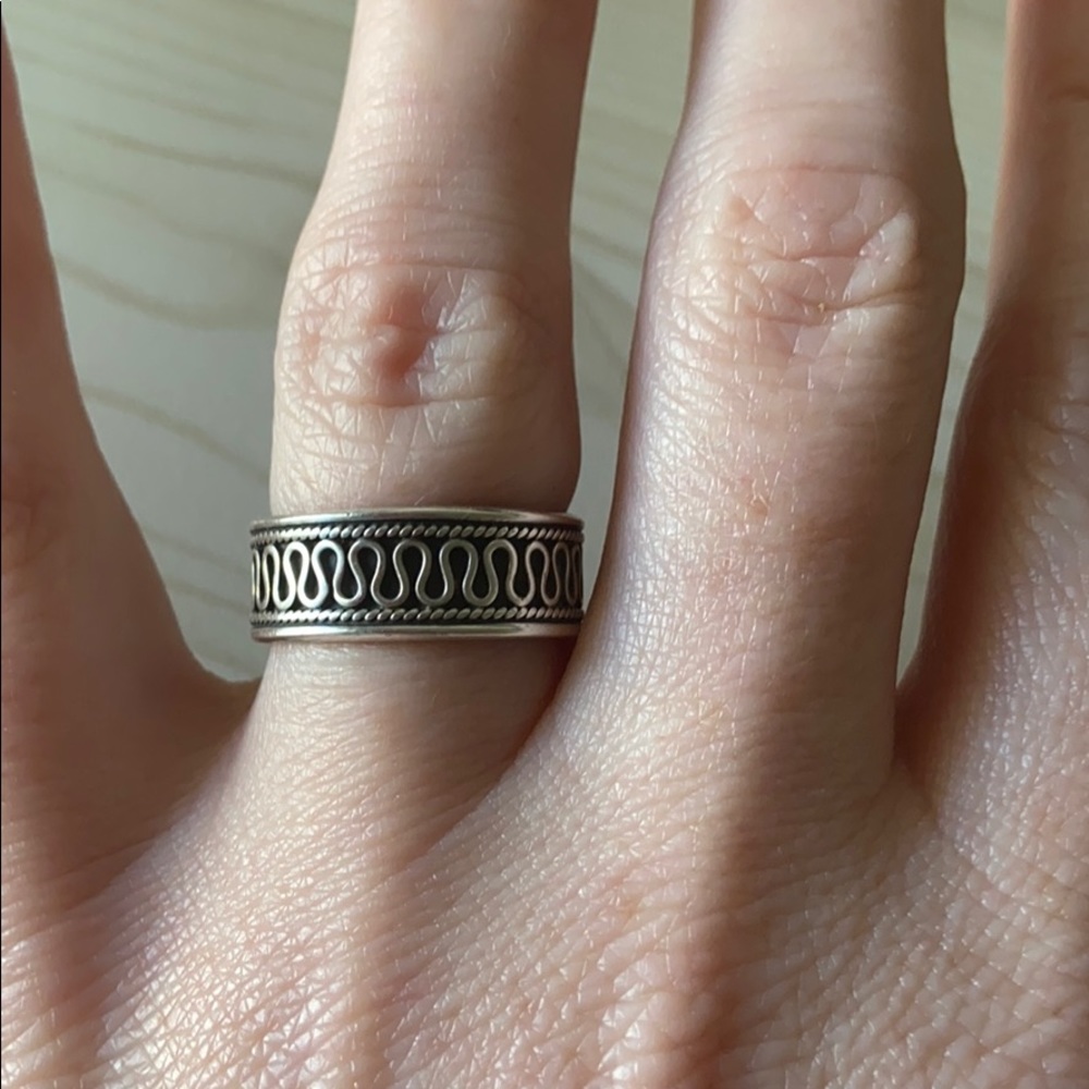Vintage Sterling Silver Band Ring
